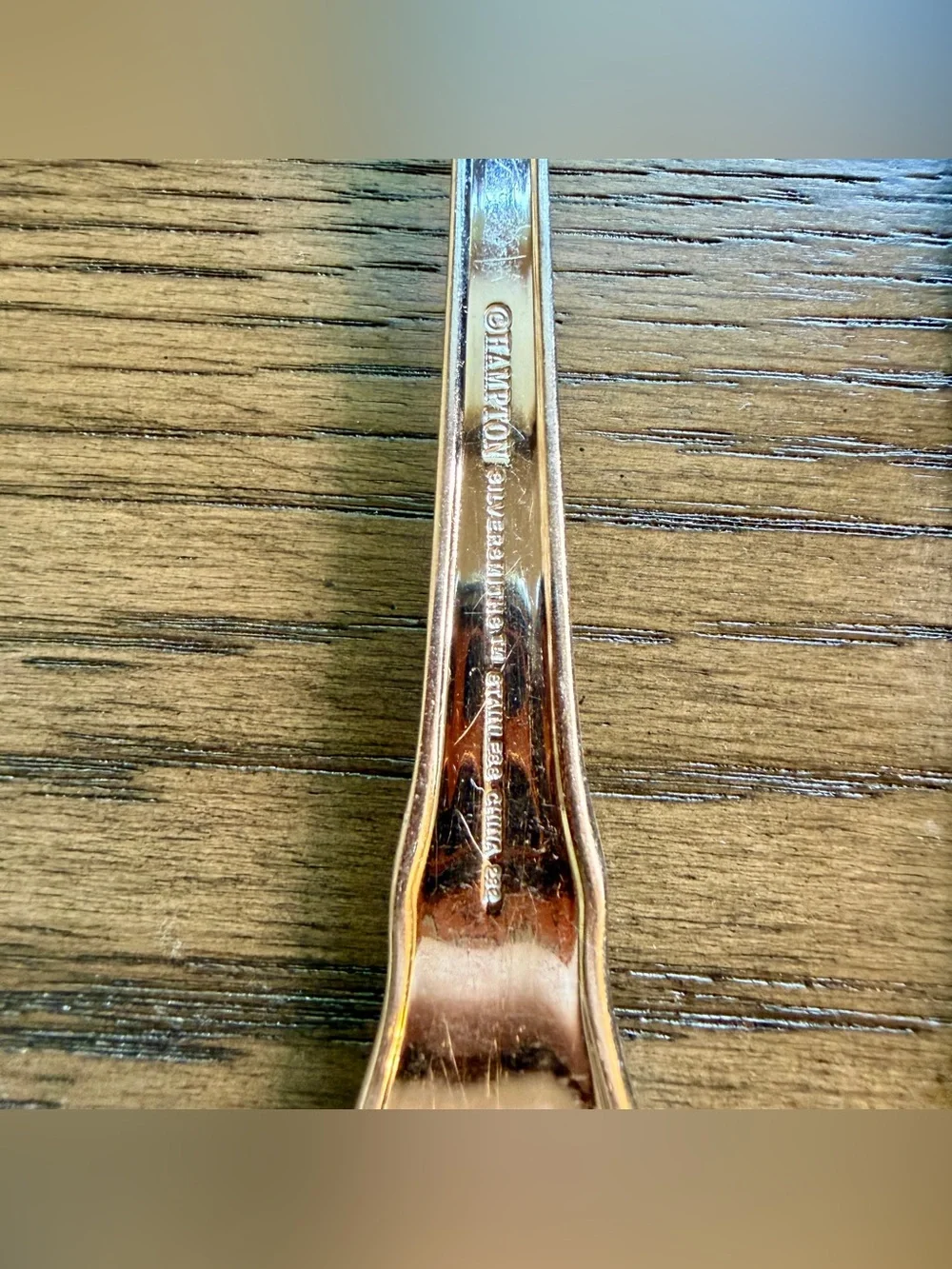 Hampton Silversmiths SHELBY Stainless Flatware Serving Spoons And Meat Fork Set